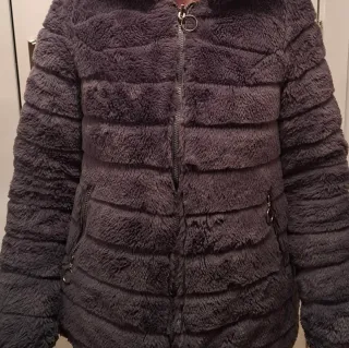 Cazadora reversible gris