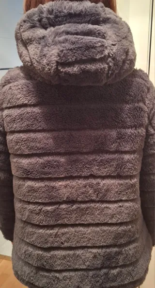 Cazadora reversible gris