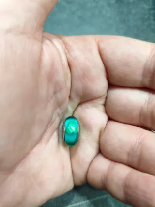 Charm Pandora Cristal Verde Flores