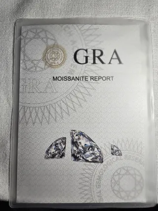 Anello con diamanti moissanite- 2ct