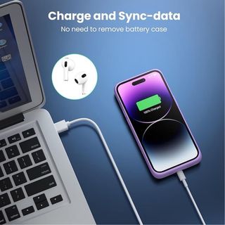 Custodia Powerbank per iPhone 14 Pro Viola MAI USATA