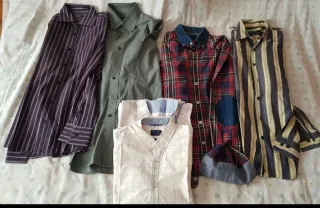Lote 5 Camisas Hombre Talla M Liberto