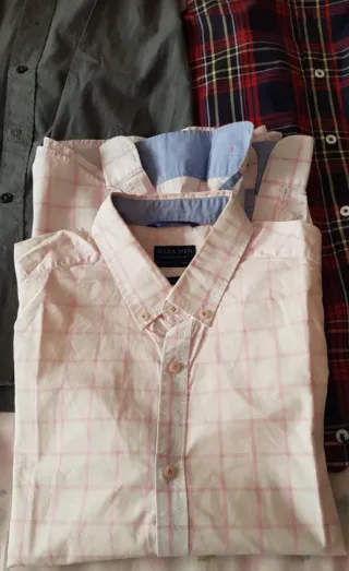 Lote 5 Camisas Hombre Talla M Liberto