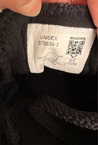 Zapatillas Saucony Negras/Plata Talla 37.5