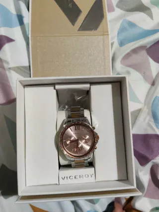 Reloj Viceroy bicolor dorado y plateado