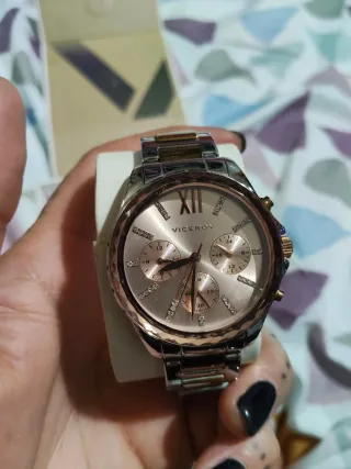 Reloj Viceroy bicolor dorado y plateado