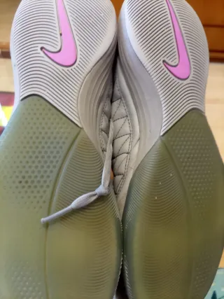 Zapatillas Nike Futbol Sala Gris y Morado