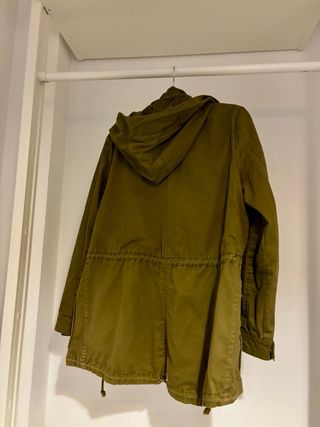 Parka verde Springfield con capucha