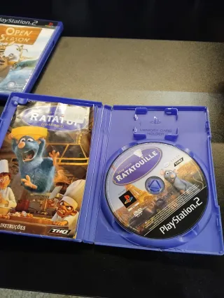 Jogos PS2 Open Season e Ratatouille