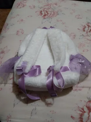 Zainetto peluche bambina con gonna