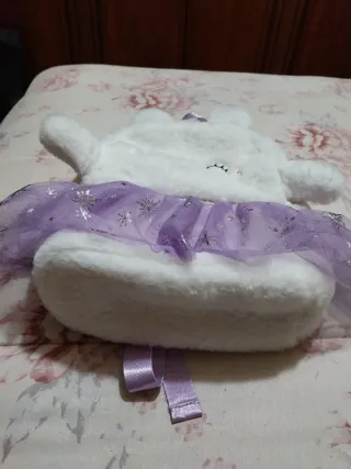 Zainetto peluche bambina con gonna