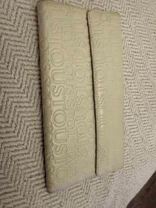 Monedero beige y negro