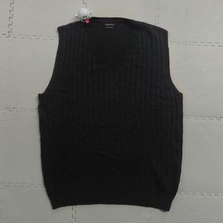 Chaleco punto Massimo Dutti Black - Linen Cotton