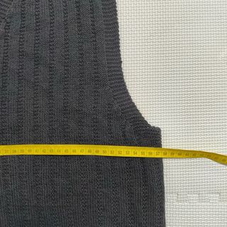 Chaleco punto Massimo Dutti Black - Linen Cotton