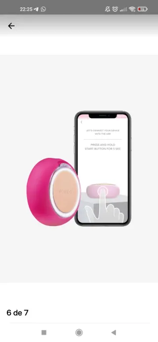 FOREO UFO Masajeador Facial Rosa