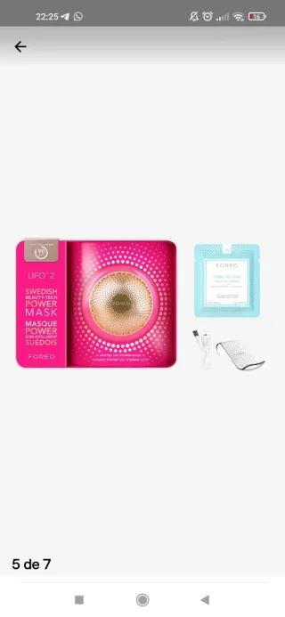 FOREO UFO Masajeador Facial Rosa