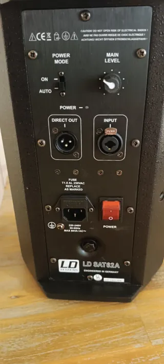 Altavoz LD Systems SAT62A 50W Activo Negro