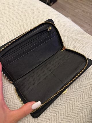 Monedero Michael Kors Negro y Dorado