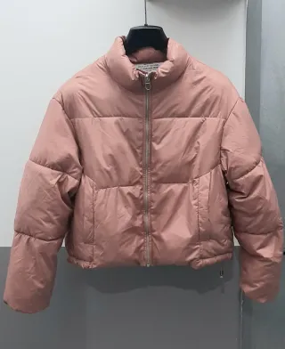 Chaqueta acolchada corta rosa Talla XS