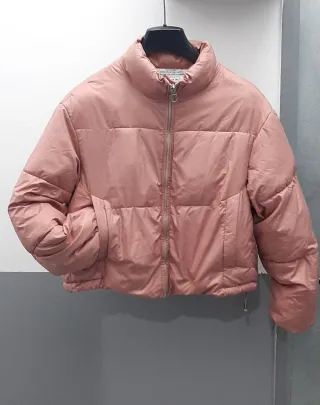 Chaqueta acolchada corta rosa Talla XS