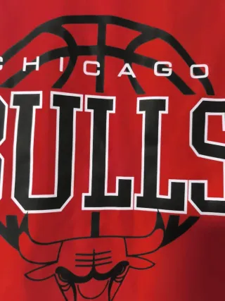Chaqueta Chicago Bulls Roja y Negra