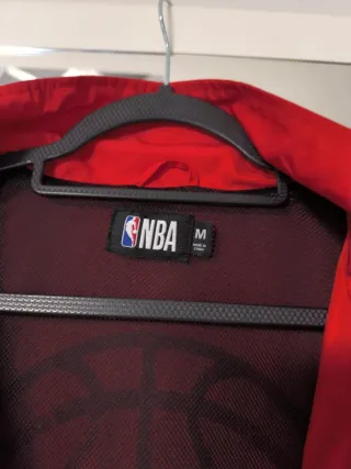 Chaqueta Chicago Bulls Roja y Negra