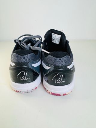 Zapatilla pádel mujer Asics negro/rosa