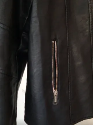 Chaqueta Biker Negra