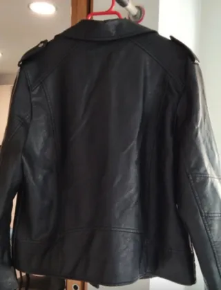 Chaqueta Biker Negra