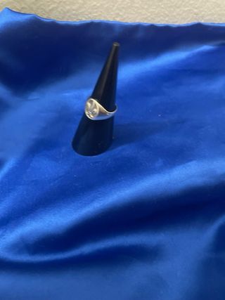 Anillo Plata Vintage Flor de Lis