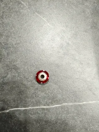 Charm Pandora Cristal Rojo Lunares