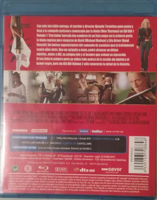 Blu-ray Kill Bill Vol. 2 Tarantino