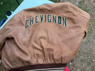 Chaqueta de cuero Chevignon marrón