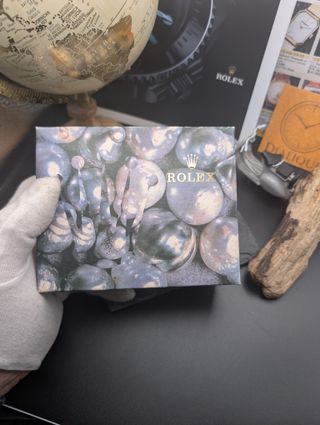 Scatola Vintage Rossa Rolex con Contenuto