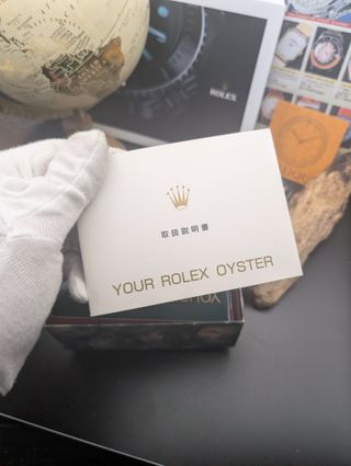 Scatola Vintage Rossa Rolex con Contenuto