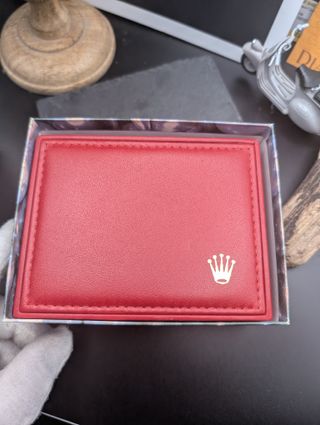 Scatola Vintage Rossa Rolex con Contenuto