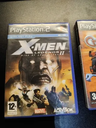 Jogos PS2 X-Men Legends II e Crazy Frog Racer