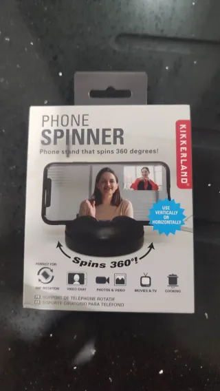 Soporte Giratorio Kikkerland 360° para Teléfono