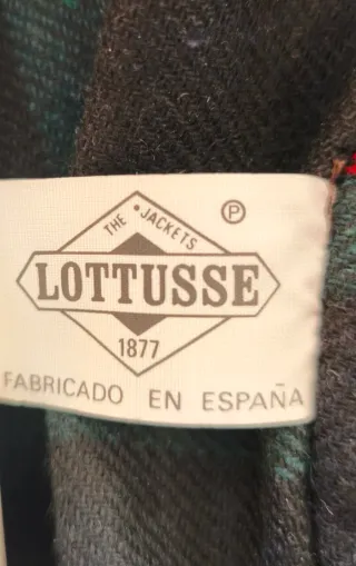 Cazadora Piel Lotusse Talla L. Marrón.