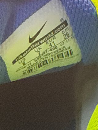 Zapatillas Nike Azul y Verde