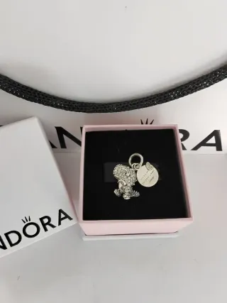 Pandora Charm Dinosaurio Plata