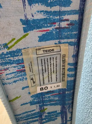 Colchón 80x180 cm multimuelles