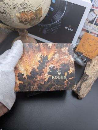 Scatola Rolex Vintage Rossa + Outer Box Fern