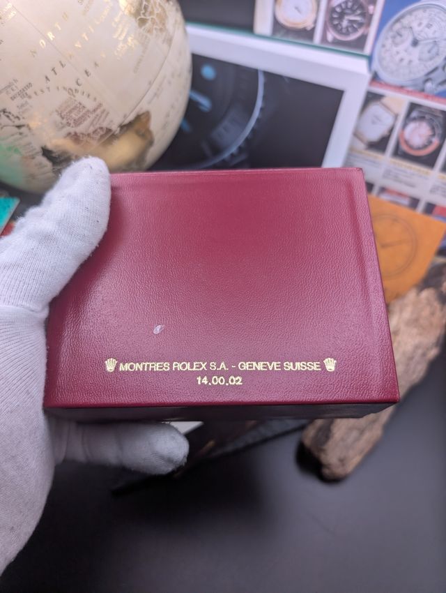Scatola Rolex Vintage Rossa + Outer Box Fern