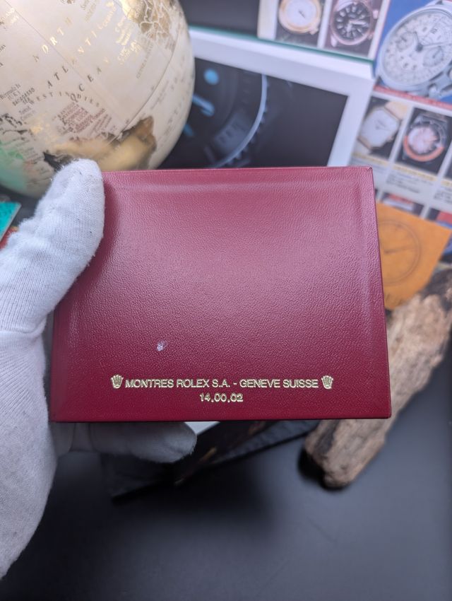 Scatola Rolex Vintage Rossa + Outer Box Fern