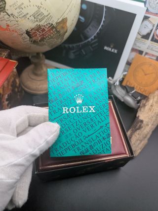 Scatola Rolex Vintage Rossa + Outer Box Fern