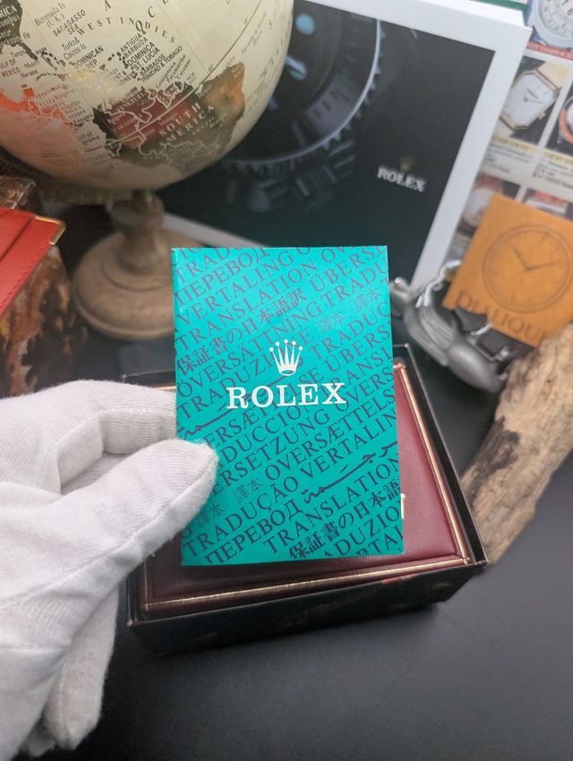 Scatola Rolex Vintage Rossa + Outer Box Fern