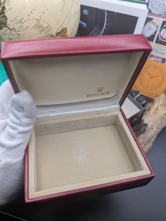 Scatola Rolex Vintage Rossa + Outer Box Fern