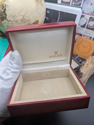Scatola Rolex Vintage Rossa + Outer Box Fern