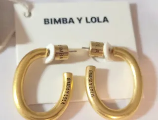 Pendientes Bimba y Lola Dorados Aro